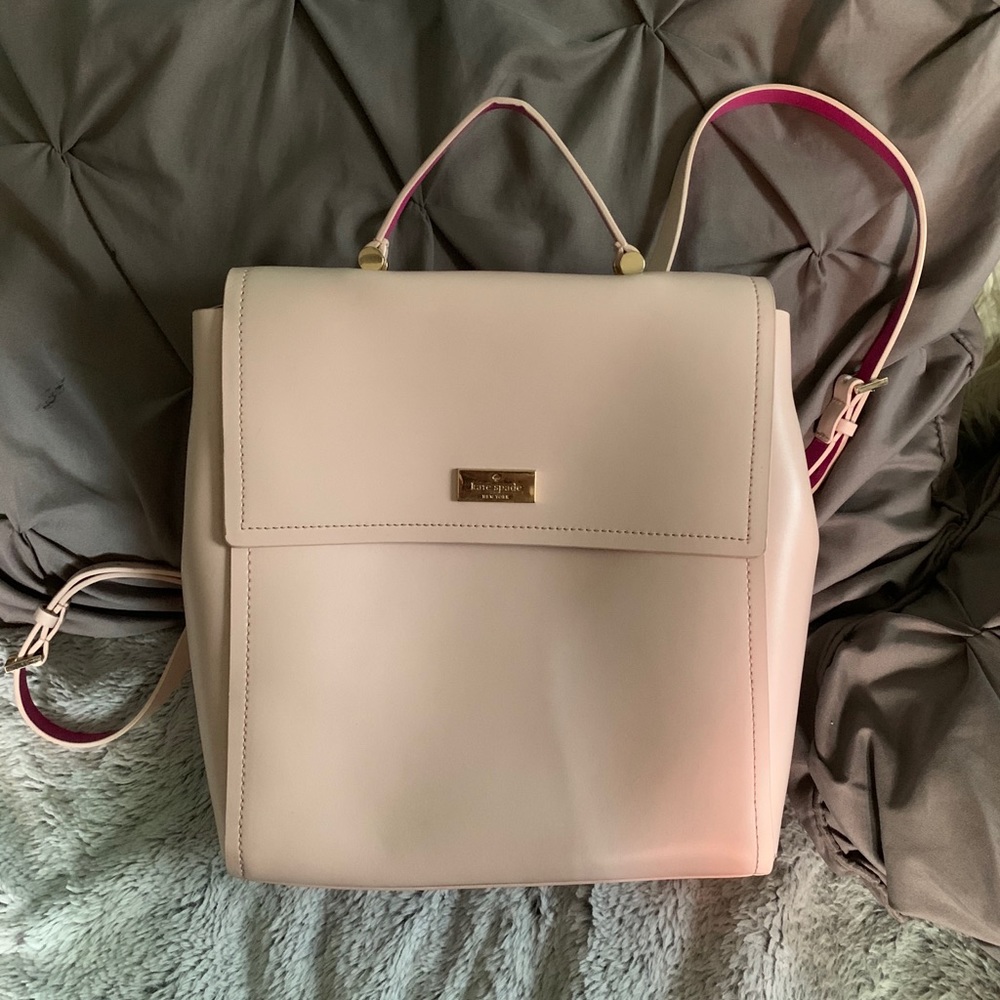 Pink Kate Spade backpack